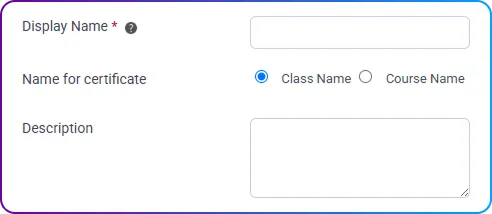 How to Create a Class in SimpliTrain - Name and Description