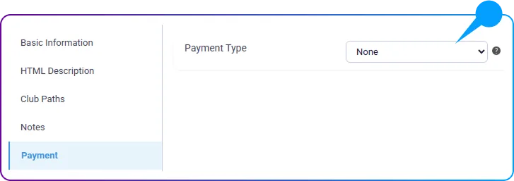 How to Create a Club Membership in SimpliTrain - Payment Methods