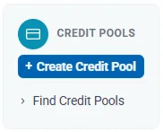 How to Create Credit Pools in SimpliTrain - Create Credit Pool