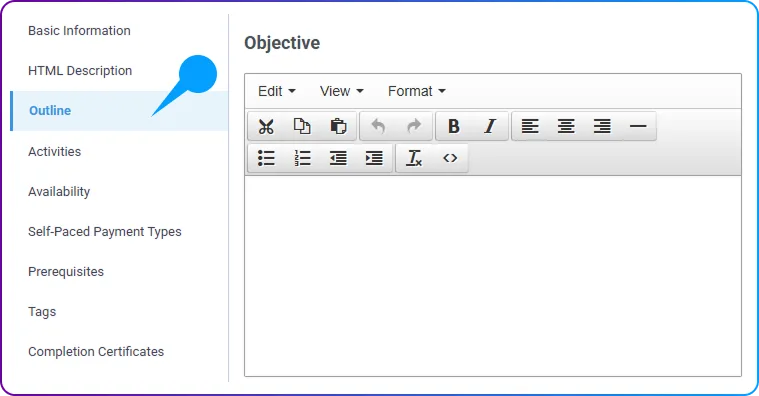 How to Create a Course in SimpliTrain - Outline