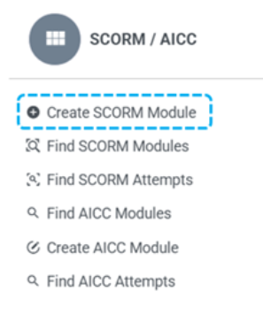 Upload SCORM File