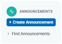 How to Create an Announcement in SimpliTrain - Create Announcement