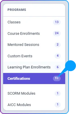 View the Transcript in SimpliTrain - Certifications